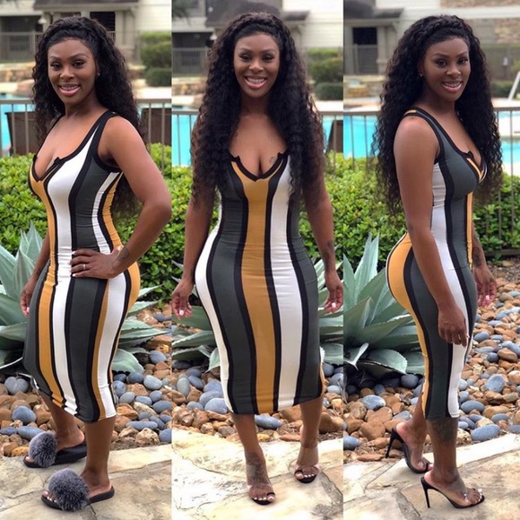 Exquisite Styles Dresses & Skirts - Final Price: Color Block Plus Size Racerback Dress